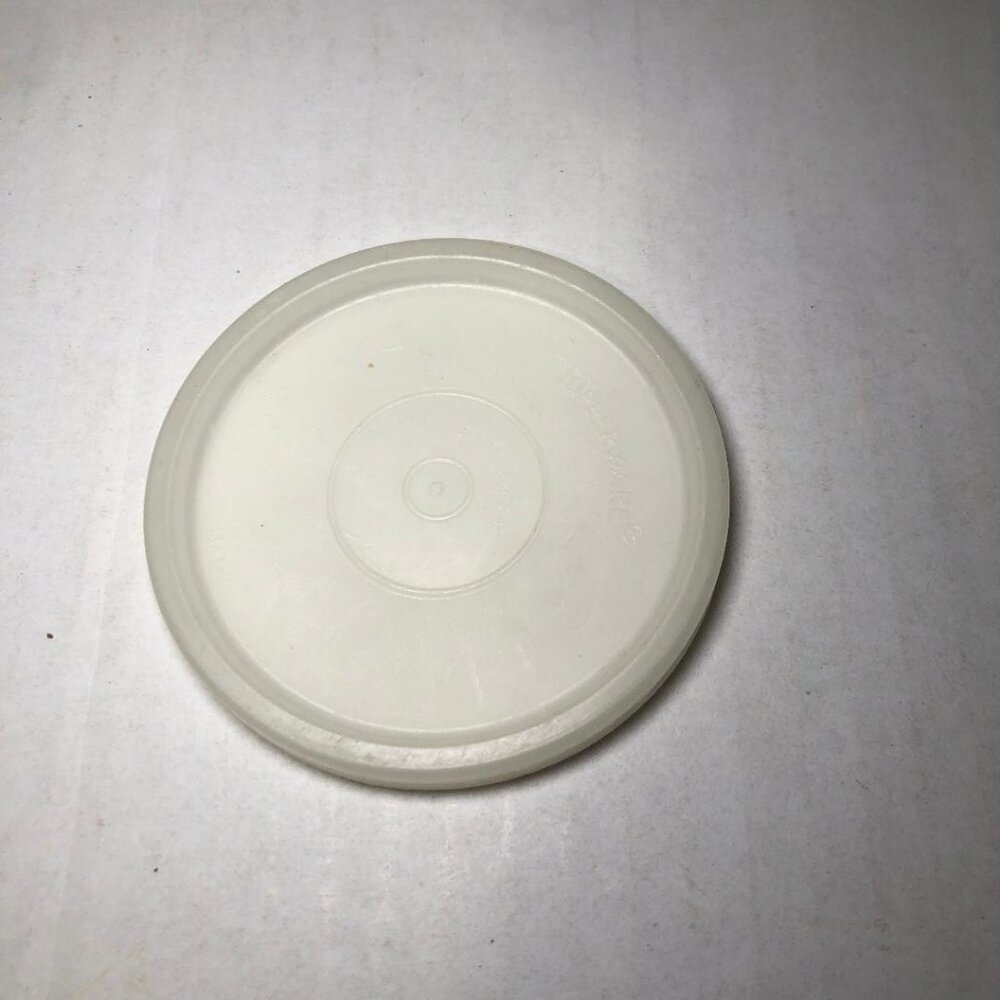 Vintage Tupperware Translucent Lid 1347-8 Round Sheer Replacement Lid